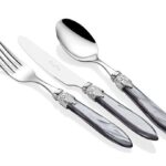 RİVADOSSİ LAURA CHROME GRİ 75 PARÇA ÇATAL BIÇAK SETİ