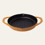POT ART Sunset Çift Kulplu Izgara Döküm Tava 30 cm Parlak Sarı - Görsel 3