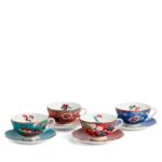 WEDGWOOD Paeonia Blush Çay Fincanı ve Tabağı 4 lü Set - Görsel 4