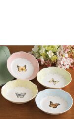 LENOX Butterfly Kase, 4Renk 12*6cm 4 lü set
