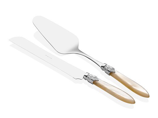 29-1.jpg RİVADOSSİ LAURA SİLVER KEMİK PASTA SERVİS SETİ - Görsel 1