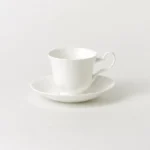 Roy Kirkham White Çay Fincanı ve Tabağı