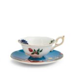 WEDGWOOD Wonderlust Sapphire Garden Çay Fincanı ve Tabağı 1057269