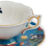 WEDGWOOD Wonderlust Sapphire Garden Çay Fincanı ve Tabağı 1057269 - Görsel 3