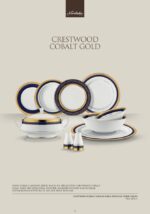 Noritake Crestwood Cobalt Gold 4171L 83 Parça Yemek Takımı