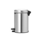 BRABANTİA NEWICON MATT STEEL PEDALLI ÇÖP KUTUSU 3L BRA 113222 - Görsel 2
