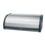 BRABANTİA FPP MATT STEEL YUVARLAK EKMEK KUTUSU(SİYAH ÇERÇEVELİ)BRA 299445