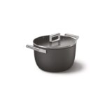 SMEG Cookware 50's Style Siyah Tencere Cam Kapaklı 26 Cm 7,7 Lt CKFC2611BLM