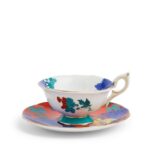 WEDGWOOD Wonderlust Golden Parrot Çay Fincanı ve Tabağı 1057271
