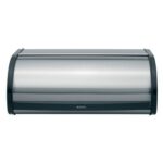 BRABANTİA FPP MATT STEEL YUVARLAK EKMEK KUTUSU(SİYAH ÇERÇEVELİ)BRA 299445 - Görsel 3