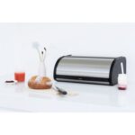 BRABANTİA FPP MATT STEEL YUVARLAK EKMEK KUTUSU(SİYAH ÇERÇEVELİ)BRA 299445 - Görsel 6