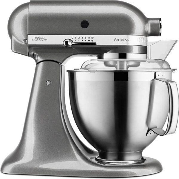 KİTCHENAİD ARTISAN 4,8 L OYNAR BAŞLIKLI STAND MIKSER 5KSM185PSEMS-Medallion Silver