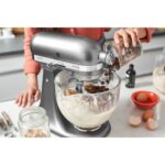 KİTCHENAİD ARTISAN 4,8 L OYNAR BAŞLIKLI STAND MIKSER 5KSM185PSEMS-Medallion Silver - Görsel 2
