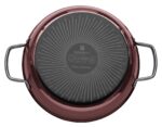 WMF Fusiontec Mineral Cam Kapaklı Sığ 24 cm, Pembe Kuvars - Görsel 2
