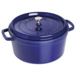 STAUB LA COCOTTE DÖKÜM TENCERE | DÖKÜM DEMİR | 2,2 L | KOYU MAVİ 20 cm