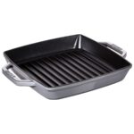 STAUB LA COCOTTE IZGARA TAVA | DÖKÜM DEMİR | 23 CM | GRAFİT GRİ