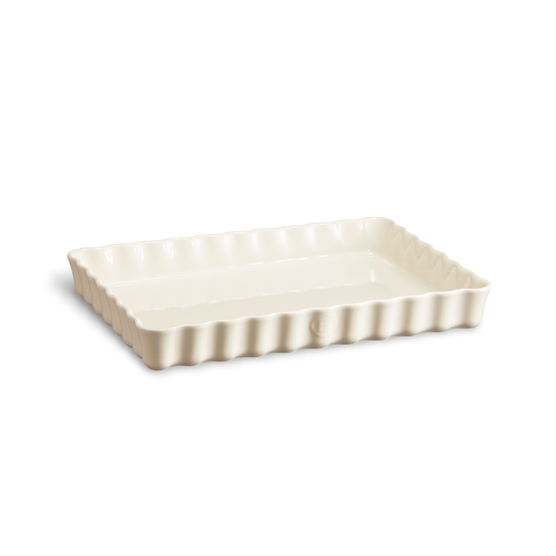 41.png Emile Henry Tart Fırın Kabı 34*24 cm Ekru 26038 - Görsel 1