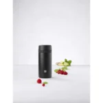 ZWILLING THERMO ÇAY DEMLİKLİ MATARA, 420 ML | PASLANMAZ ÇELİK | SİYAH