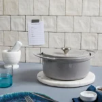 POT ART Stone Gri Derin Döküm Tencere 24 cm Parlak Gri - Görsel 5