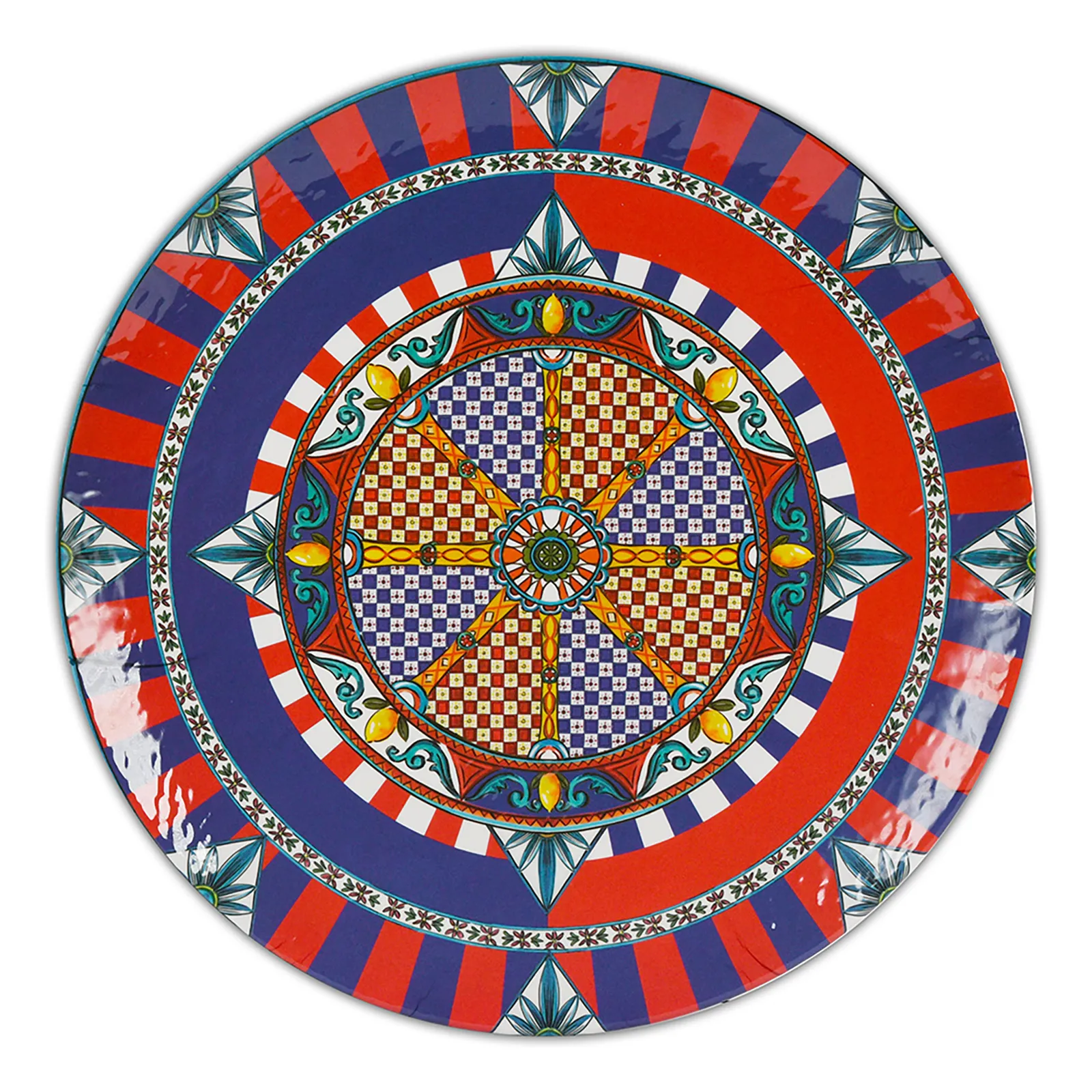 45-3.webp Baci Milano Sole Mio Servis Tabağı Yuvarlak 40 cm - Görsel 1