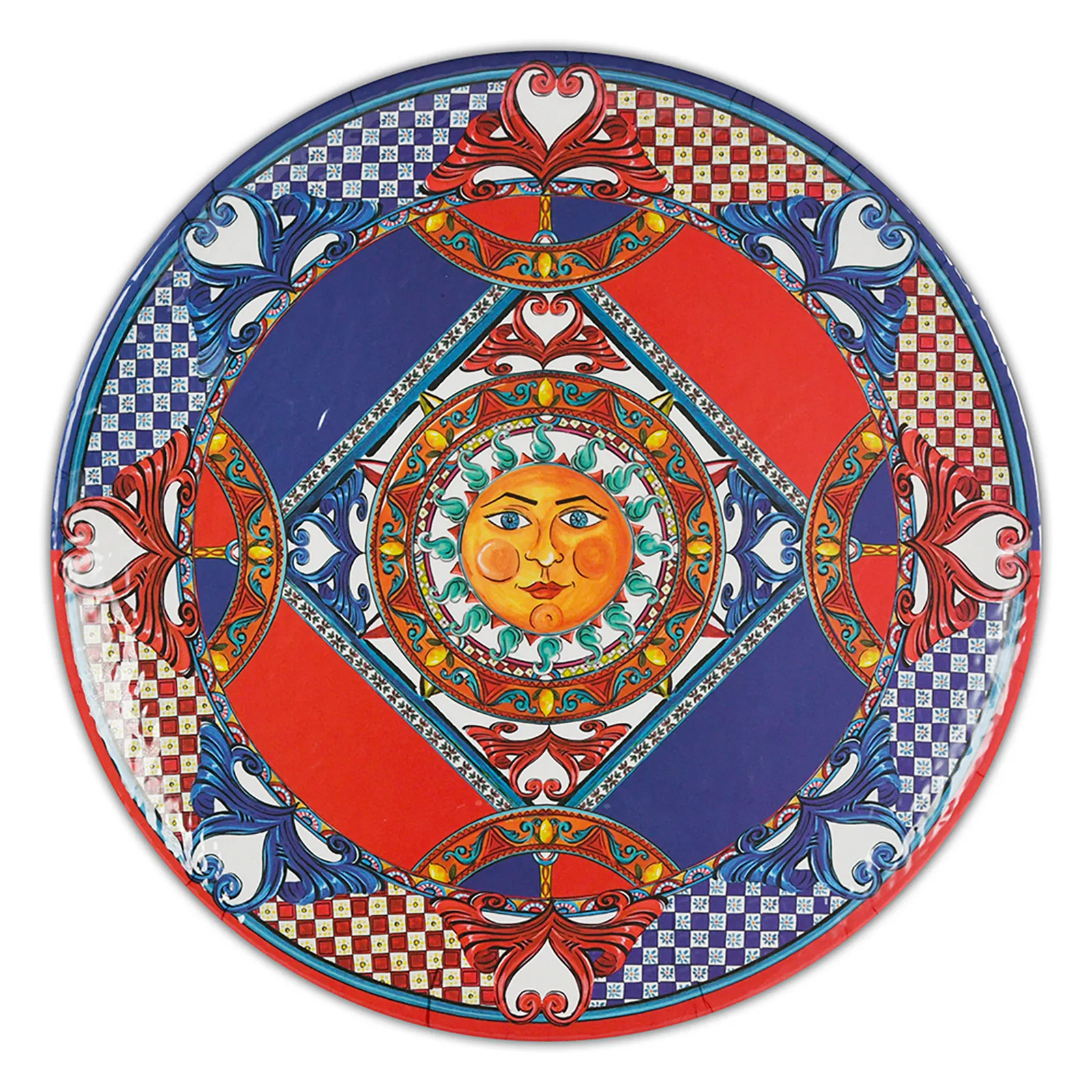 46-2.webp Baci Milano Sole Mio Yuvarlak Servis Tabağı 45 cm - Görsel 1