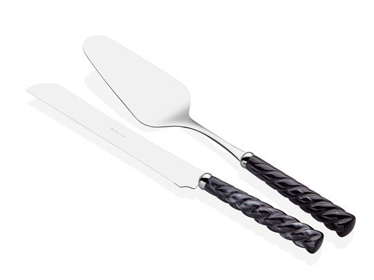47-2.jpg RİVADOSSİ VİTO SİYAH PASTA SERVİS SETİ - Görsel 1