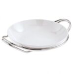 SAMBONET NEW LİVİNG 36 CM PASLANMAZ ÇELİK KULPLU PORSELEN PİLAV KÂSESİ