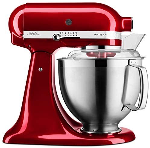 51lrIj5Z5L._AC_.jpg Kitchenaid Artisan 4, 8 L Stand Mikser 5KSM185PS Candy Apple-ECA - Görsel 1