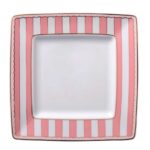 Noritake Carnivale Pembe Porselen Kare Tabak