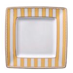 Noritake Carnivale Sarı Porselen Kare Tabak