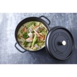 STAUB LA COCOTTE DÖKÜM TENCERE | SİYAH | 28 CM | 6,75 L | YUVARLAK - Görsel 4