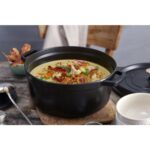 STAUB LA COCOTTE DÖKÜM TENCERE | SİYAH | 28 CM | 6,75 L | YUVARLAK - Görsel 5