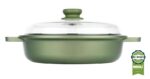 Risoli 24 cm DÖKÜM PİLAV TENCERESİ CAM KAPAKLI DR.GREEN®