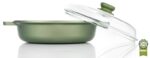 Risoli 24 cm DÖKÜM PİLAV TENCERESİ CAM KAPAKLI DR.GREEN® - Görsel 2