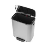 BRABANTİA BO MATT STEEL FPP PEDALLI ÇÖP KUTUSU 60LBRA 211324 - Görsel 3