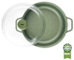 Risoli 24 cm DÖKÜM PİLAV TENCERESİ CAM KAPAKLI DR.GREEN® - Görsel 3