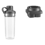 KitchenAid K400 Artisan Blender 5KSB4026 İçin 500 Ml Kişiye Özel Sürahi Genişleme Seti - 5KSB2030PJB(5KSB2030PJB)