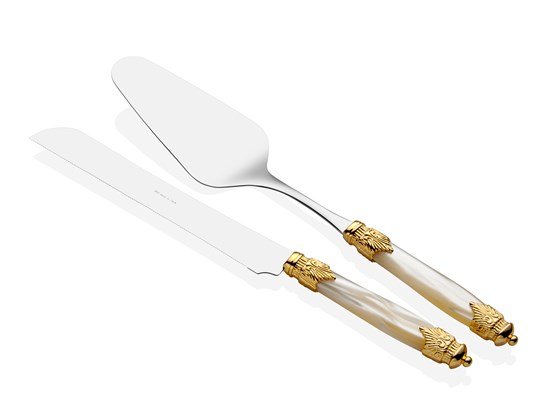 78-1.jpg RİVADOSSİ ARİANNA RİNG KEMİK PASTA SERVİS SETİ - Görsel 1