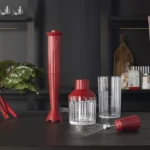 Alessi Plisse Blender Seti Kırmızı - Görsel 2