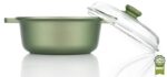 Risoli 20 cm DERİN CAM KAPAKLI TENCERE DR.GREEN® - Görsel 2