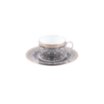 Haviland Romane Gris 2li Set Çay Fincanı ve Tabak