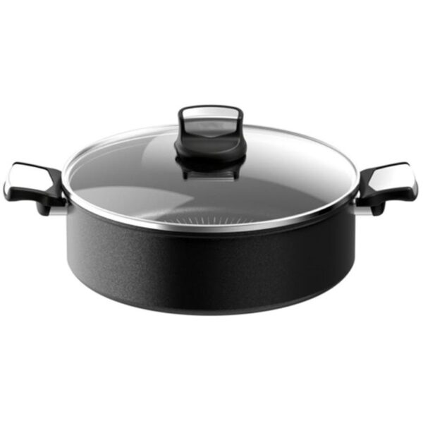 TEFAL Titanyum 6X UnlimitedOne İndüksiyon Tabanlı Kısa Tencere - 28 cm