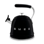 Smeg Ocak Üstü Islıklı Whistling Kettle Su Isıtıcısı Siyah CKLW2001BL