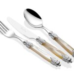 RİVADOSSİ ARİANNA CHROME KEMİK 75 PARÇA ÇATAL BIÇAK SETİ