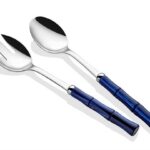 RİVADOSSİ BAMBOO MAVİ SALATA SERVİS SETİ