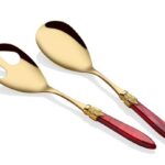 RİVADOSSİ LAURA ORO BORDO SALATA SERVİS SETİ