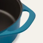 POT ART Ocean Derin Döküm Tencere 28 cm Parlak Mavi - Görsel 2