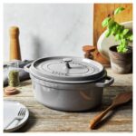 STAUB LA COCOTTE DÖKÜM TENCERE | GRAFİT GRİ | 31 CM | 5,5 L | OVAL - Görsel 5