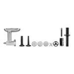 KitchenAid Metal Gıda Öğütme Aksesuarı - 5KSMMGA - Görsel 3
