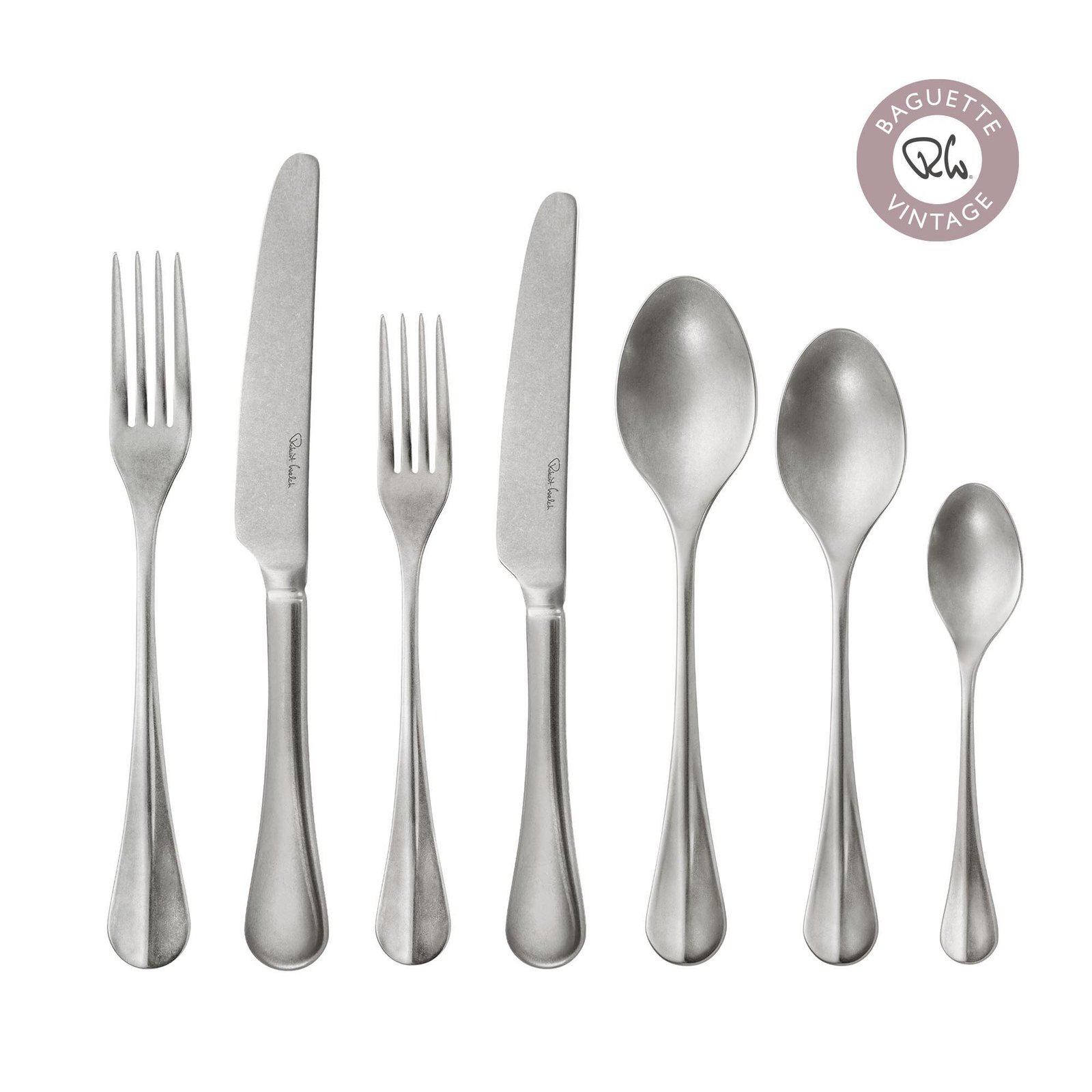 BAGVN1099L7-Baguette-Vintage-7pc-Set_with-VN-Knife-blades_wb.jpg Robert Welch Baguette Çatal Bıçak Takımı, 84 Parça 12 Kişilik BAGVN1099V/84 - Görsel 1